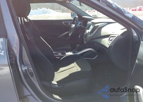 2015 Hyundai Veloster from USA, damaged, VIN KMHTC6AD0FU237139